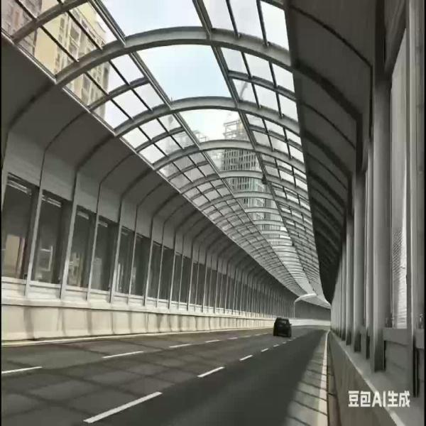 声屏障高速公路隔音板冷却塔工厂隔音墙空调设备降噪透明隔音屏