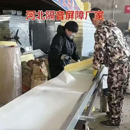 高速公路声屏障工厂隔音板高架桥梁冷却塔空调外机机组屏障隔音屏