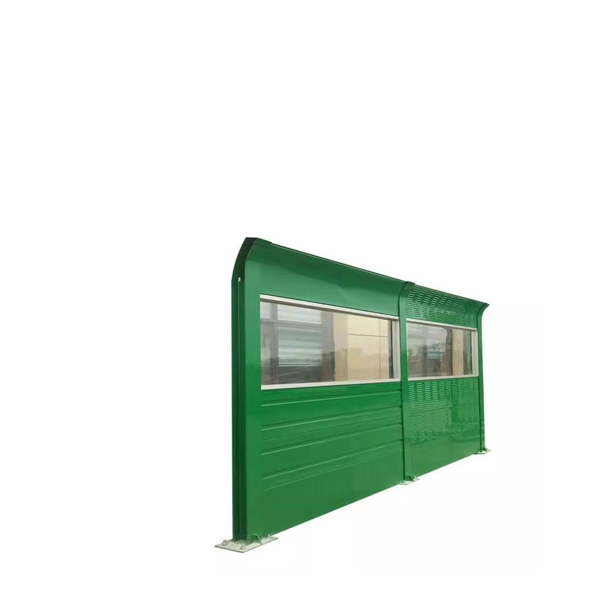 高速公路桥梁声屏障隔音墙吸音屏_饶安丝网声屏障