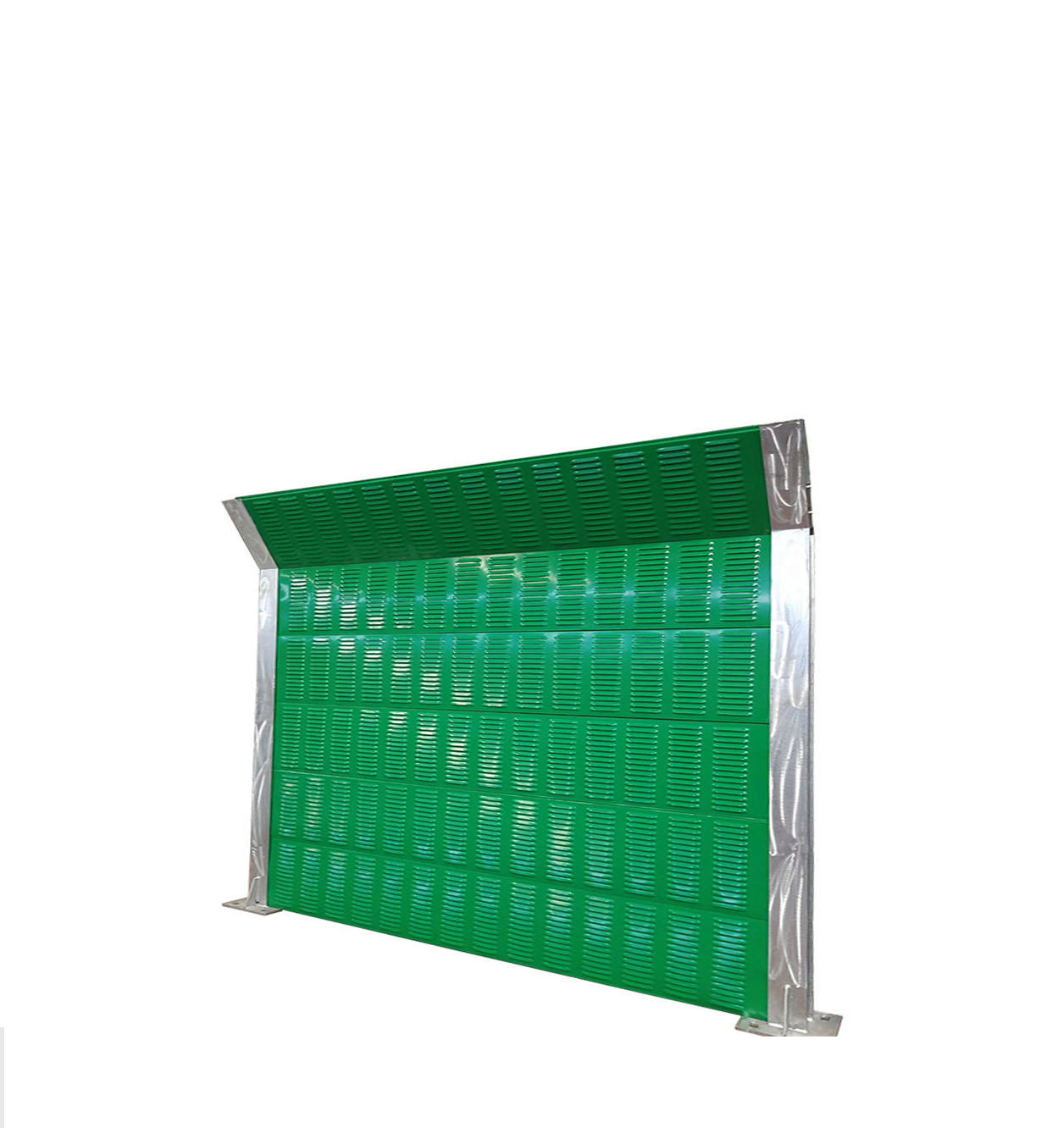 高速公路声屏障小区高铁桥梁半透明隔音屏_饶安丝网声屏障