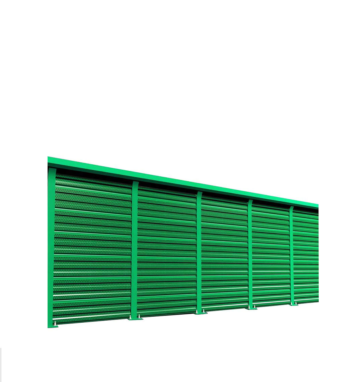 高速公路声屏障铁路桥梁隔音屏高架桥小区吸音板_饶安丝网声屏障