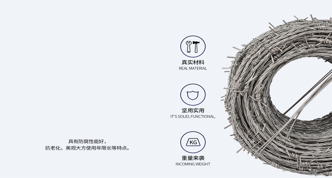 铁丝网围栏钢丝刺绳刺铁丝铁蒺藜隔离护栏网围墙_饶安丝网其他产品