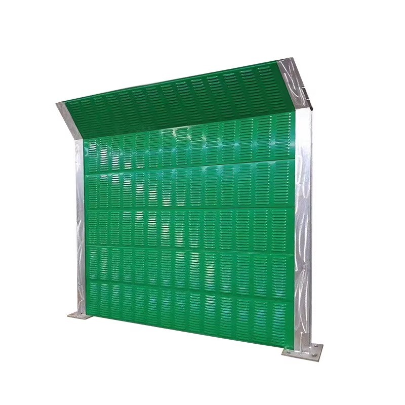 高速公路声屏障工厂隔音板高架桥梁冷却塔空调外机机组屏障隔音屏 黑色 500*2960*100mm